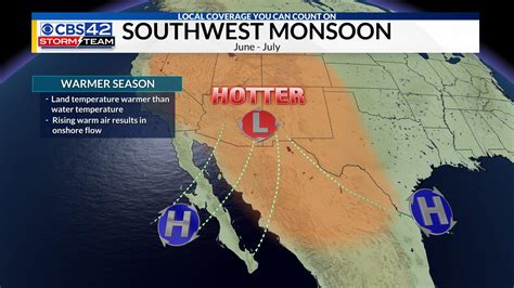 Monsoon season to begin in Southwest US